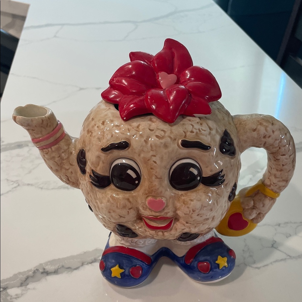 Vintage Fitz and Floyd Cookie Girl Teapot - Picture 2 of 9